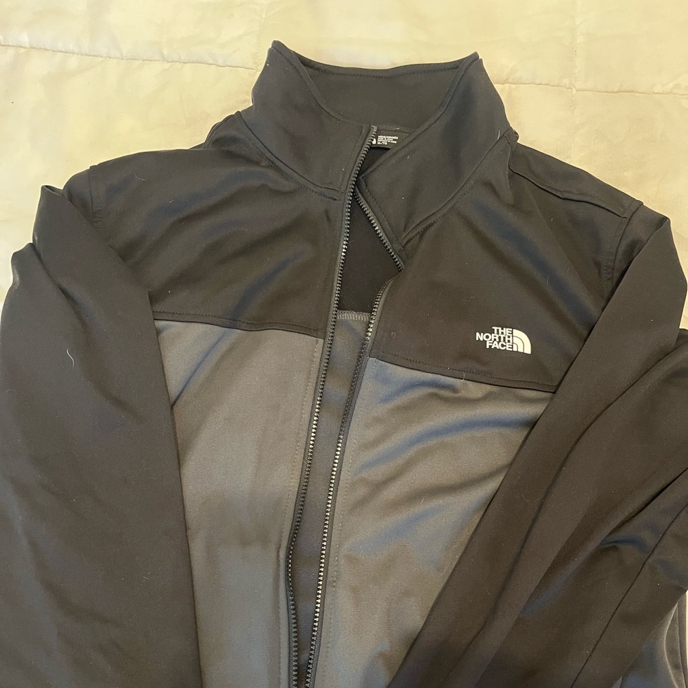 The North face fleece Men’s gray and black